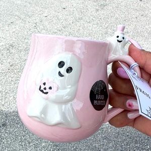 Spooky MUG PINK AND WHITE
